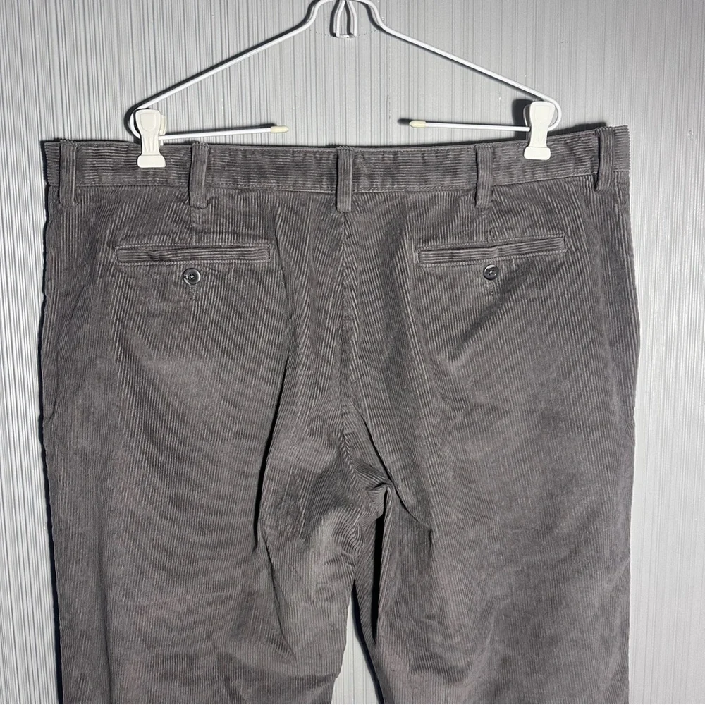 L.L. Bean grey corduroy Classic Fit pants men’s 42 x 30